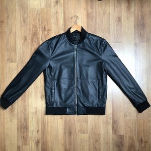 Theory - Leather Bomber